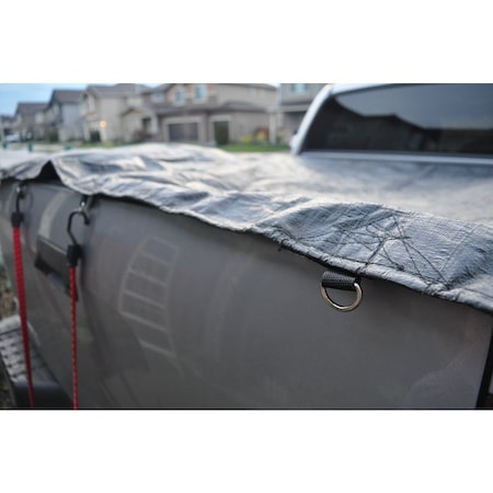 Dry Top Heavy Duty Tarp, Black, Polyethylene 50810